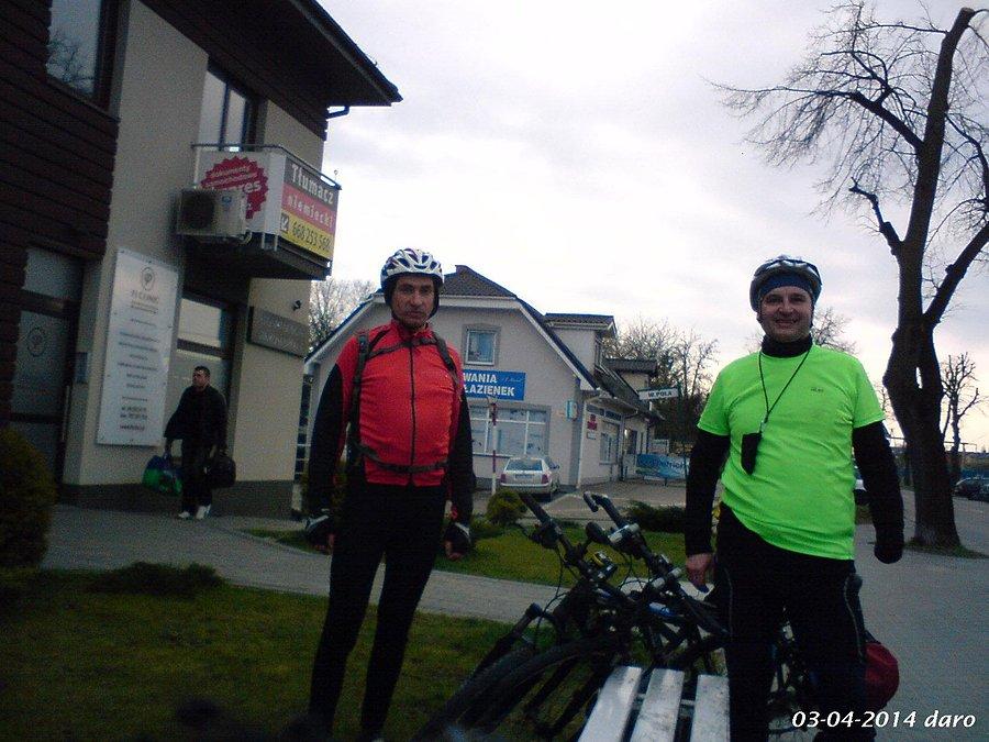 03-04-2014. Wspólne zdjęcie z kolegą Mirkiem w Tczewie