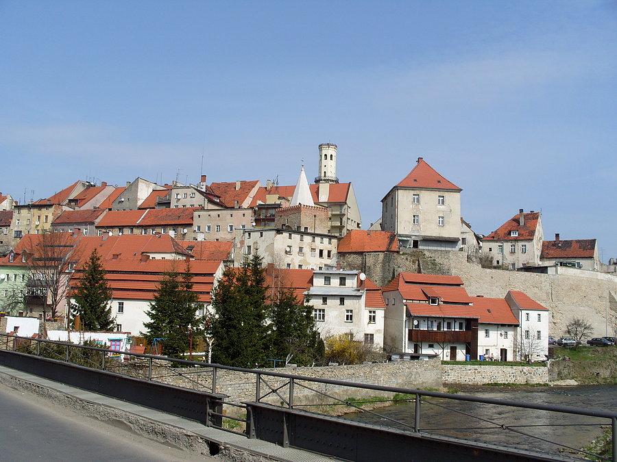 Bystrzyca stare miasto przy wyjeździe na Długopole