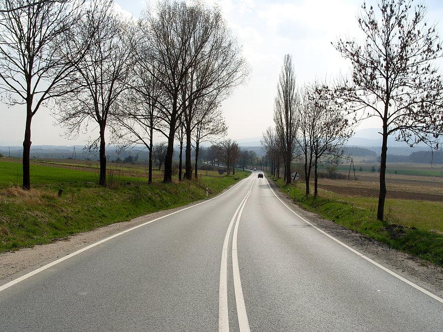 Asfaltowo z Bystrzycy na Romanowo