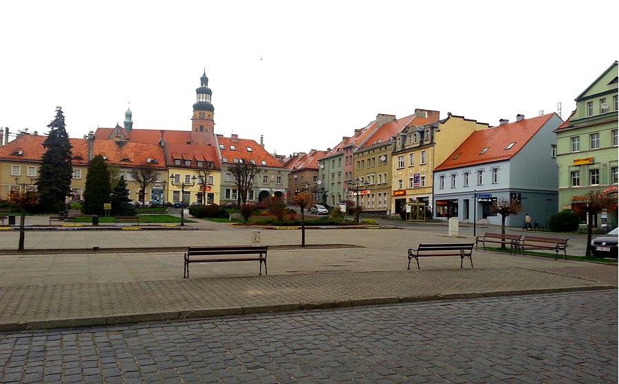 Wodzisław, pada deszcz