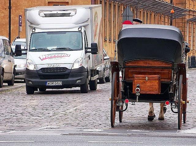 Bryczka na Zakroczymskiej