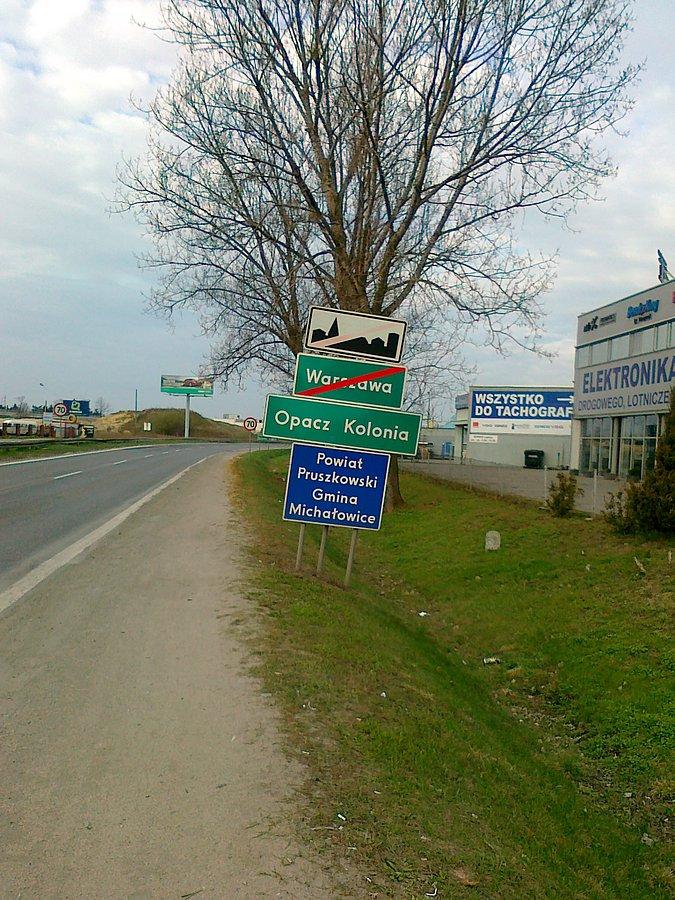 Pojechałam prosto Alejami Jerozolimskimi