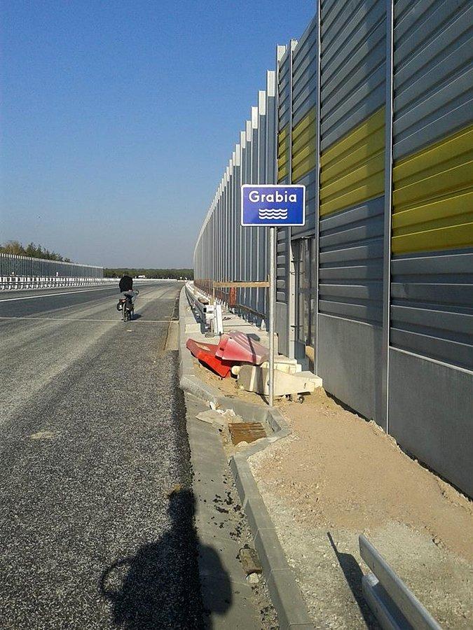 Grabie przecinamy po raz drugi, tym razem za Łaskiem