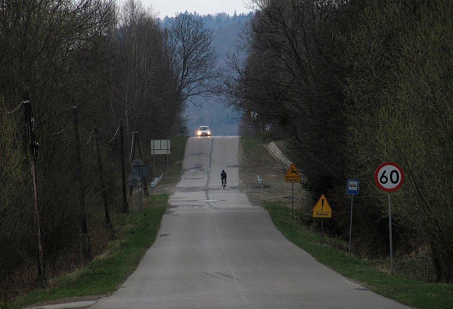 Hopka przy osuwisku