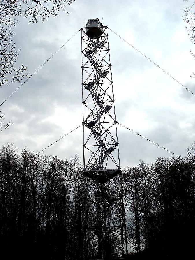 Bukowiec - Stalowa wieża obserwacyjna ochrony przeciwpożarowej lasów