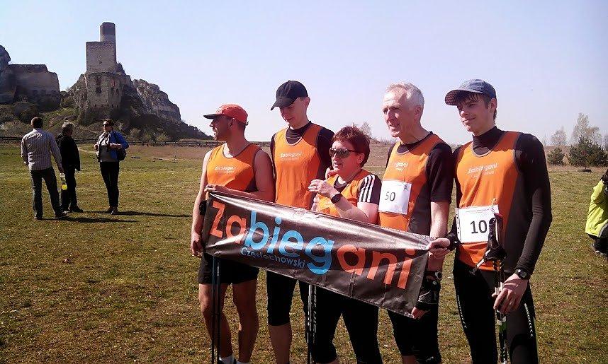 Team Zabieganych na 1 edycji Jurajskiego Pucharu Nordic Walking w Olsztynie