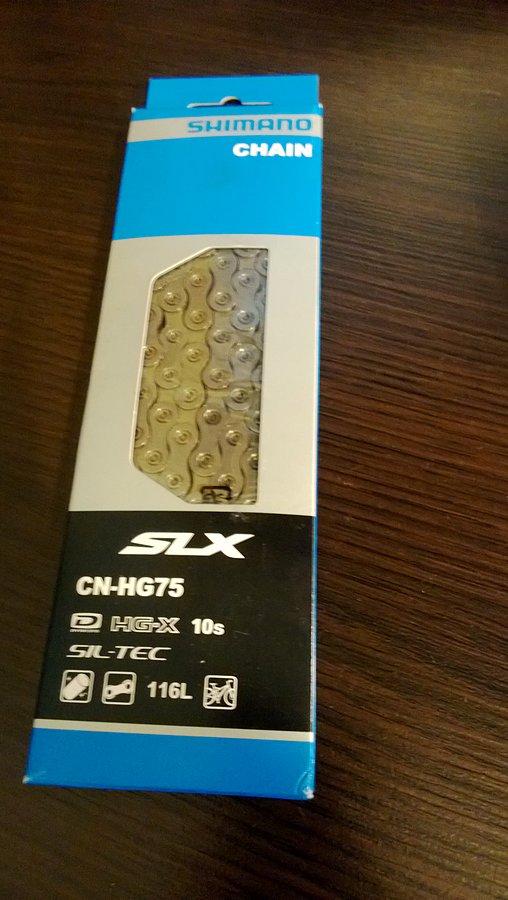 Nowinka do roweru łancuch Shimano SLX HG75