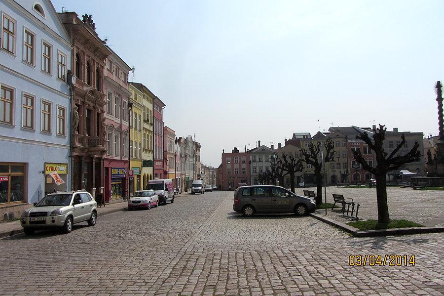 Broumov rynek - uliczka