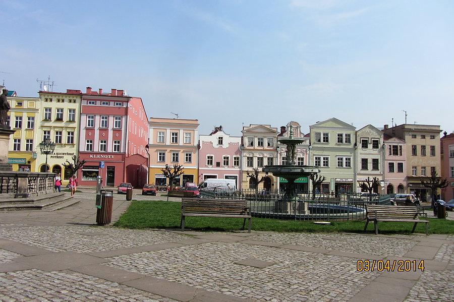 Broumoov Rynek Pokoju - fontanna
