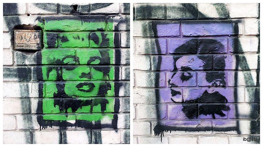 Marylin i Michael (?) na dworcu w Ząbkowicach