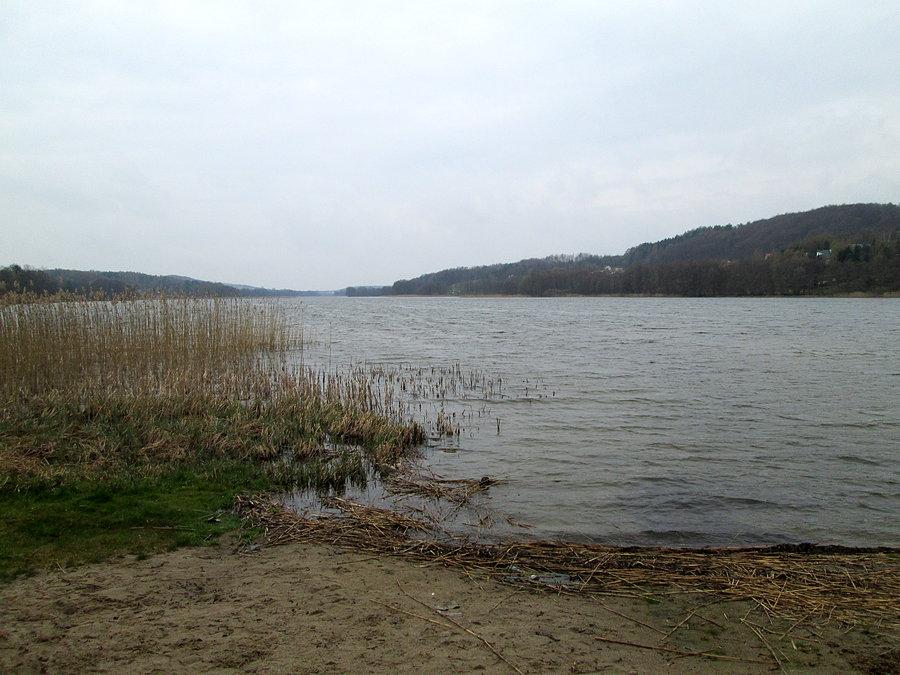 Widok na Jezioro Potulskie w Pierszczewku