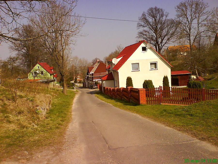 Zjazd przez wieś Jasna Góra, nitka wschodnia