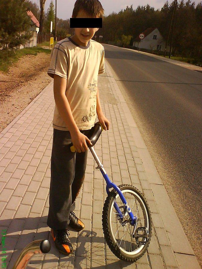 Pierwszy raz w życiu zupełnie przypadkowo spotykam innego monocyklistę :D
