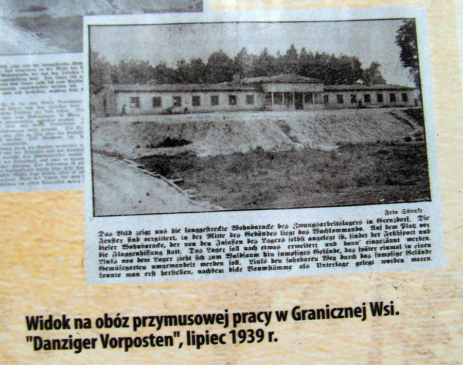Miejsce filii obozu koncentracyjnego Sztutthof w Granicznej Wsi