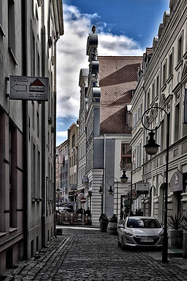 Ulica Sienna.Szczecin