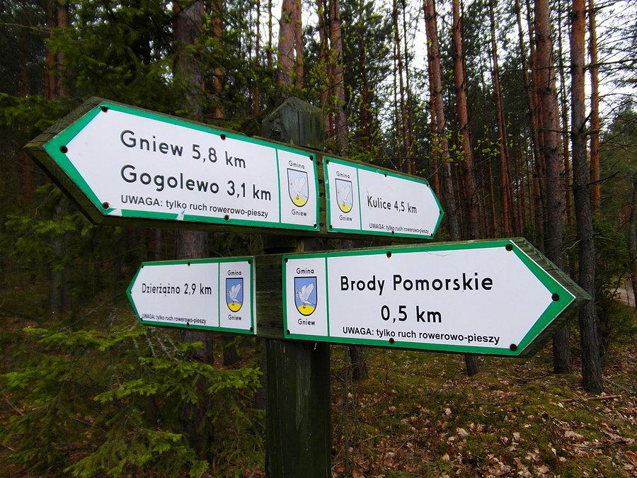 Leśne oznakowanie terenu – musze powiedzieć, że nie można się zgubić
