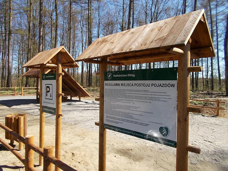 Elbląg-Krasny Las i nowe miejsce piknikowo-postojowe