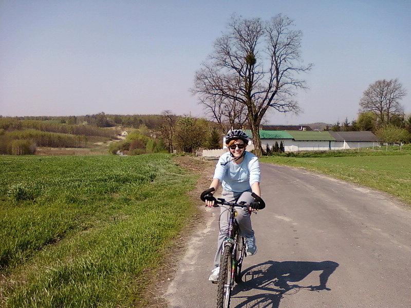 Zosia na podjeździe pod Moskwą