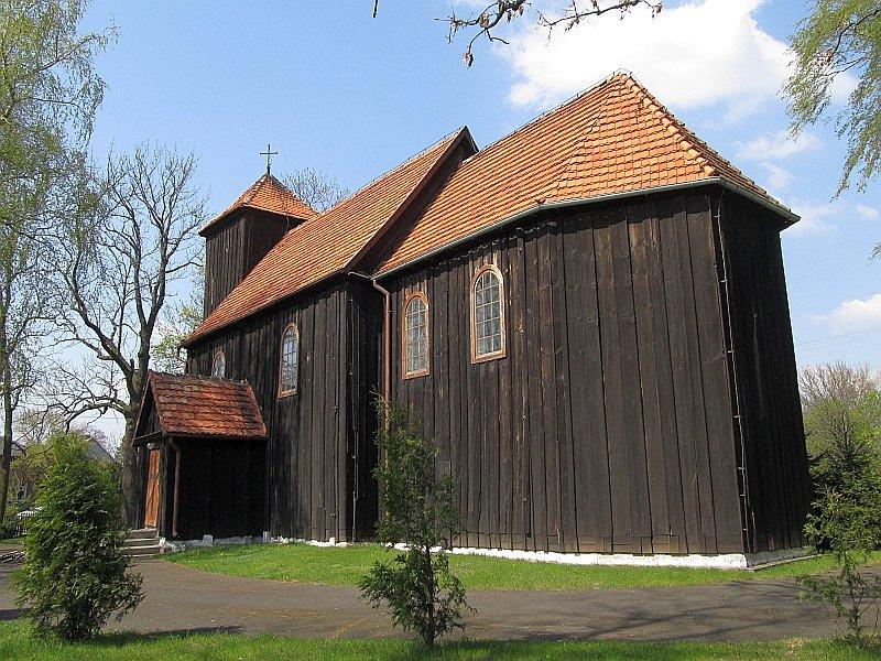Drewniany kościół w Jabłkowie z 1750r