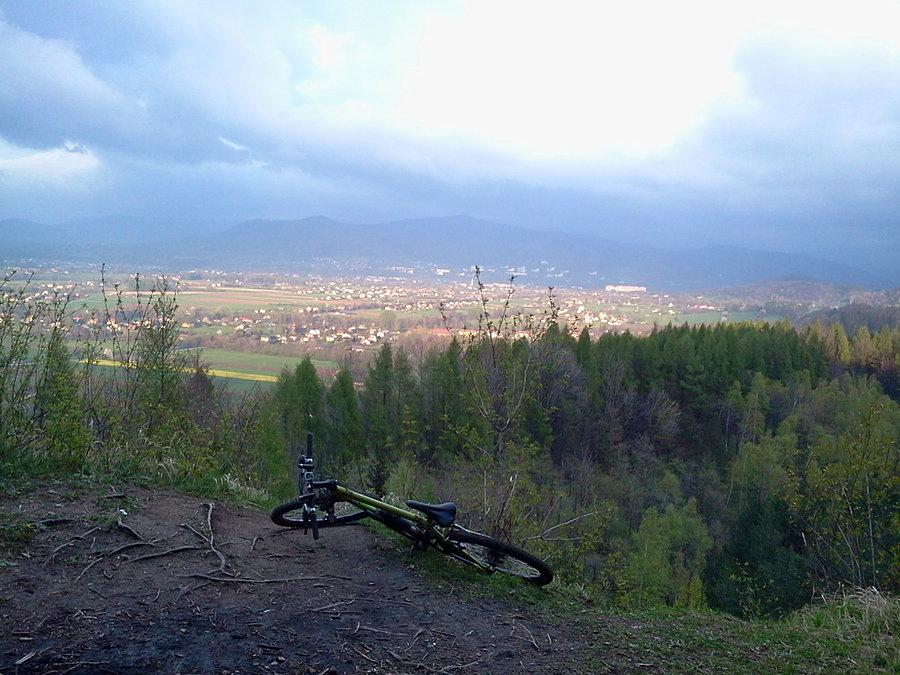 Widok z Jasieniowej na Ustroń