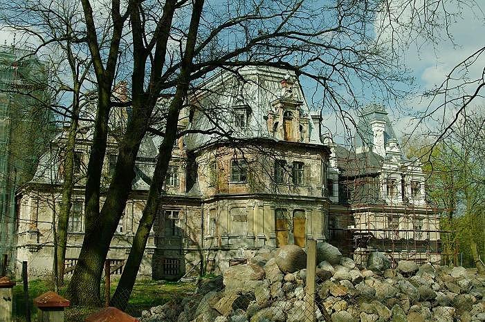 Guzów-pałac od parku