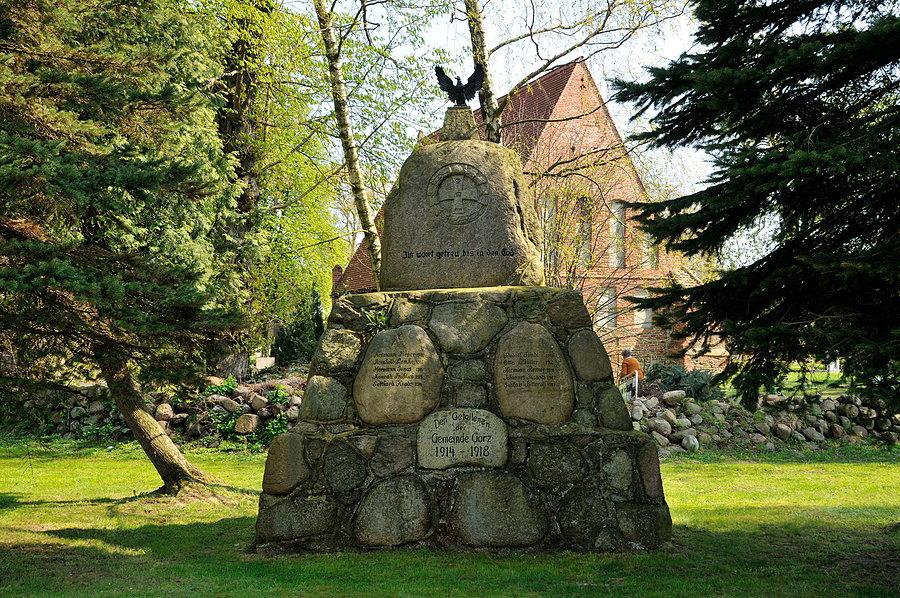 Garz - pomik ofiar I Wojny Światowej