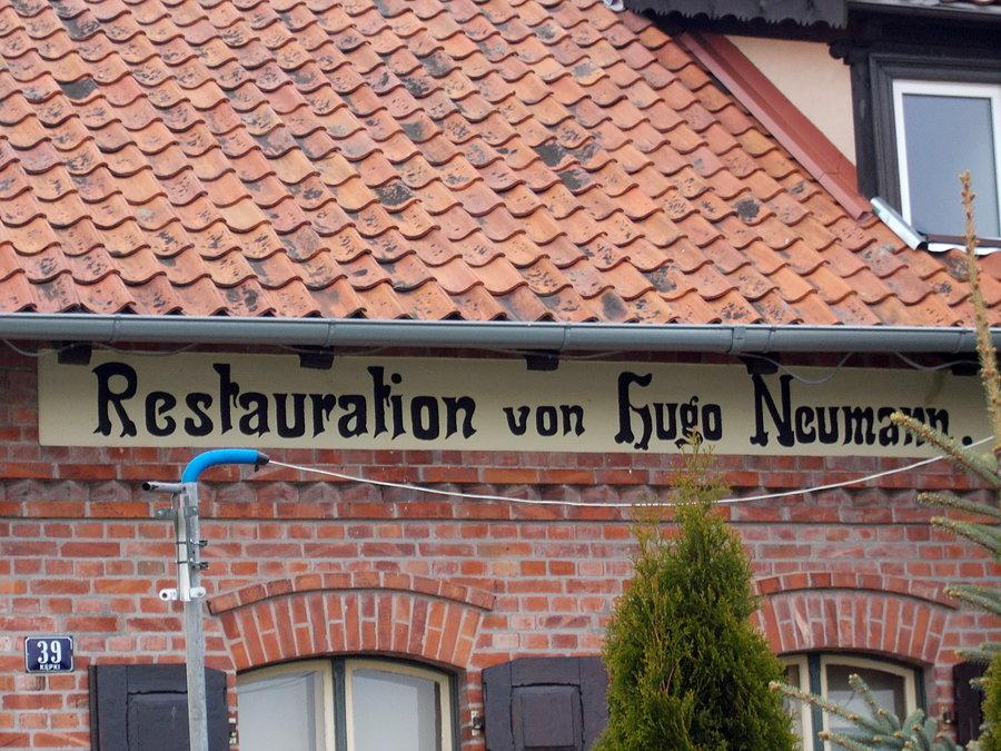 Kępki - budynek dawnej restauracji nad Nogatem