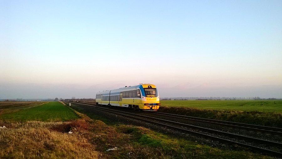 Szynobus w okolicy Biedrzychowic