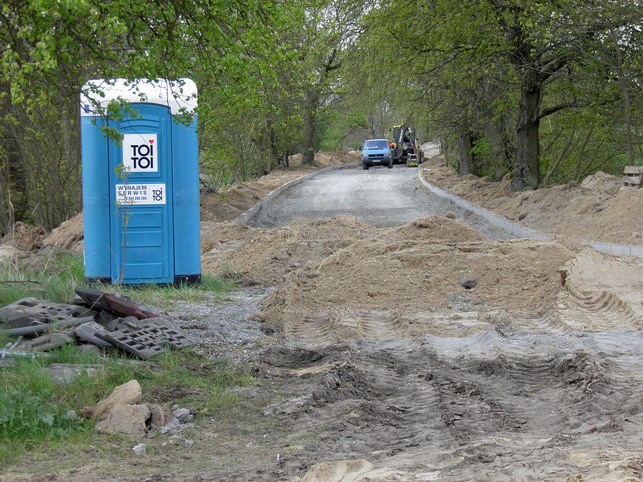 Budowa drogi dojazdowej do wsi Blankensee - 26 kwietnia 14 r