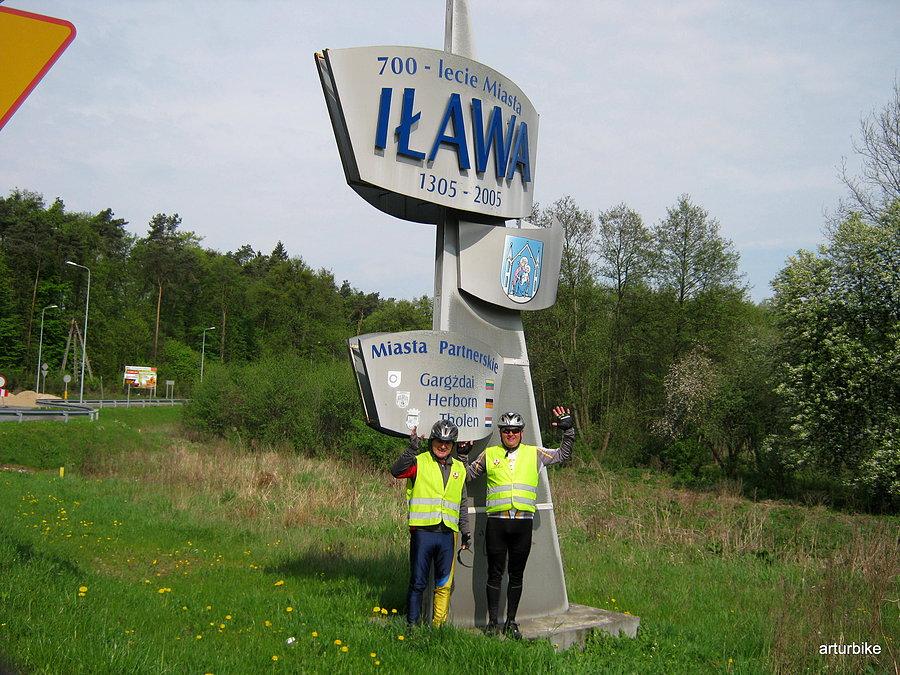 Iława_ pierwsza część trasy zaliczona