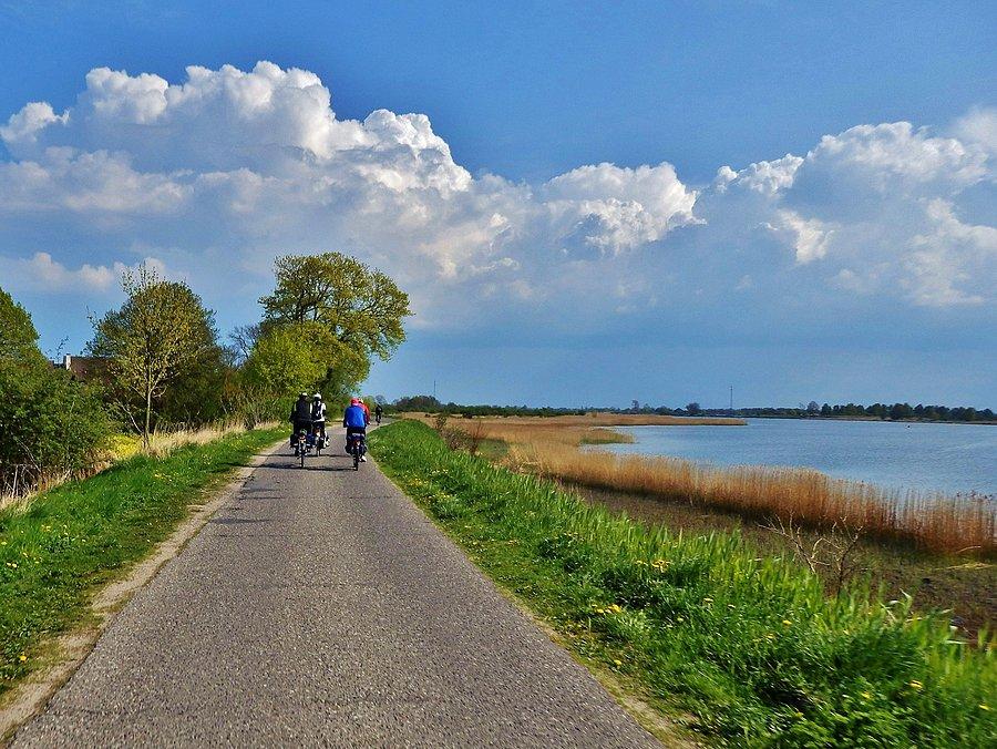 Na trasie wycieczki.Wisłoujście
