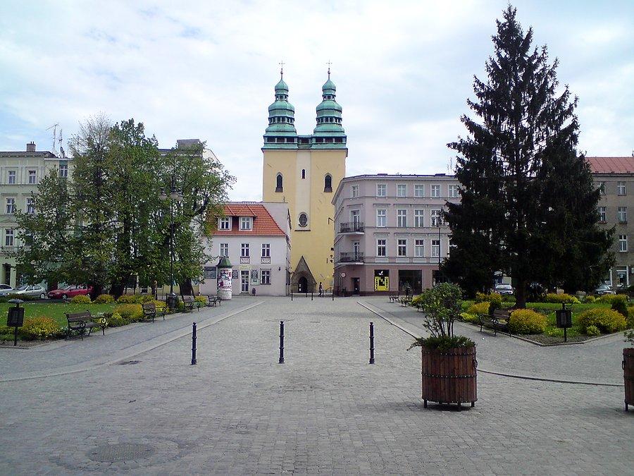 Rynek w Głuchołazach