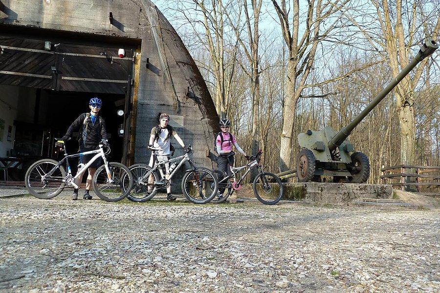 Przed wejściem do bunkra