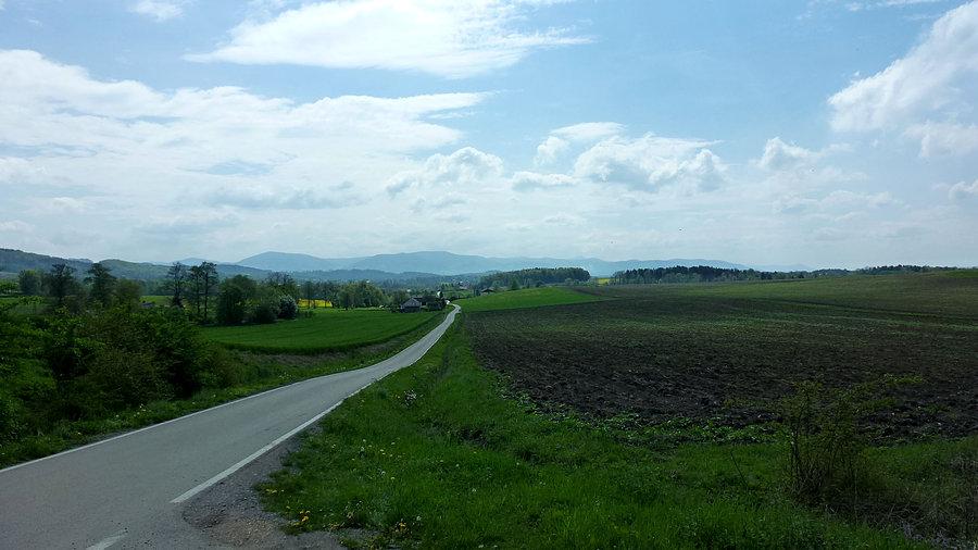 Beskidy w tle