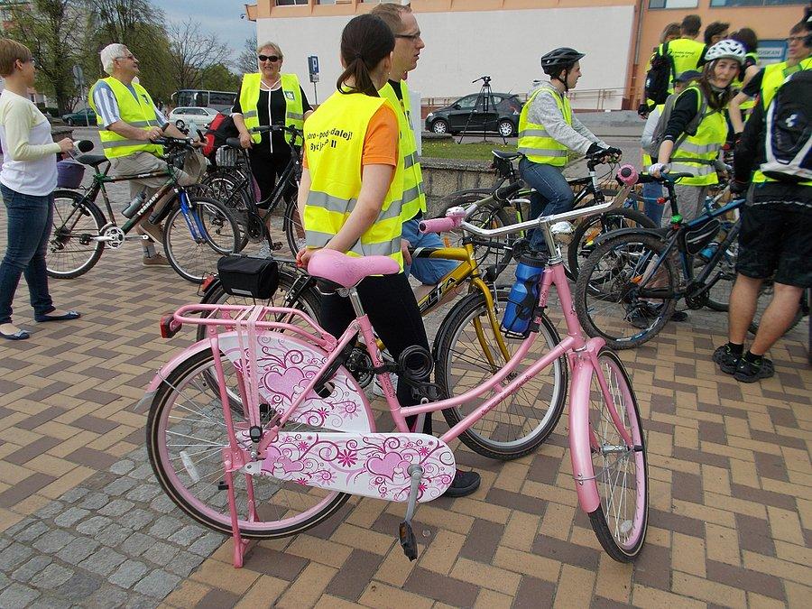 Różowy Elbląg Cycle Chic