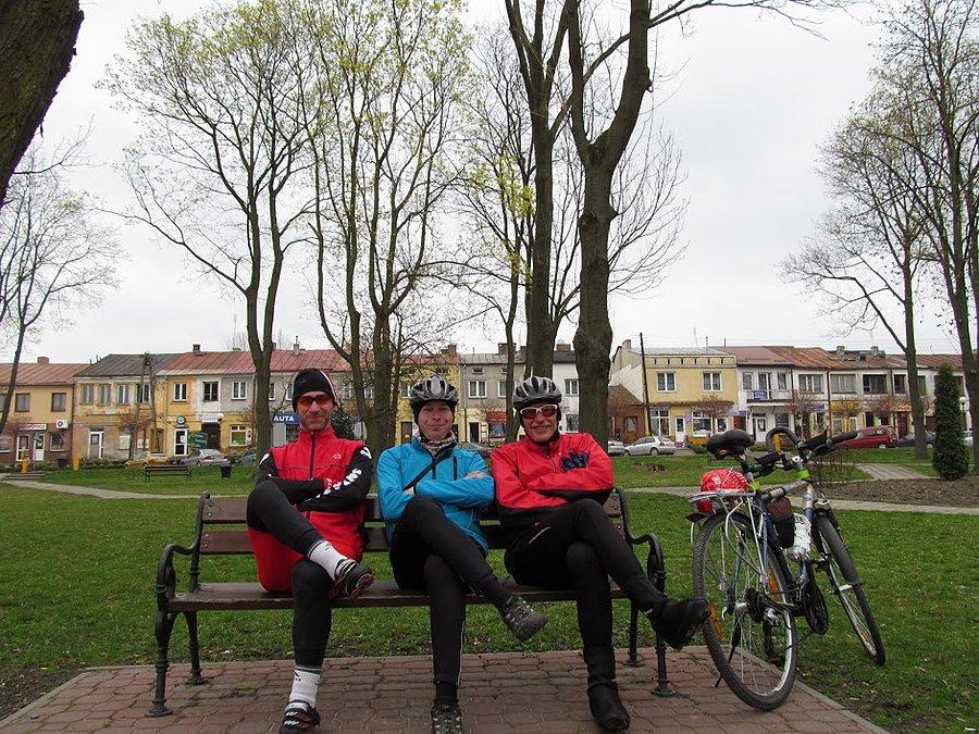 Ławeczka w bełżyckim parku