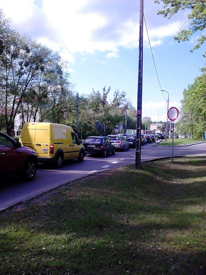 Tu już zaczyna się korkować