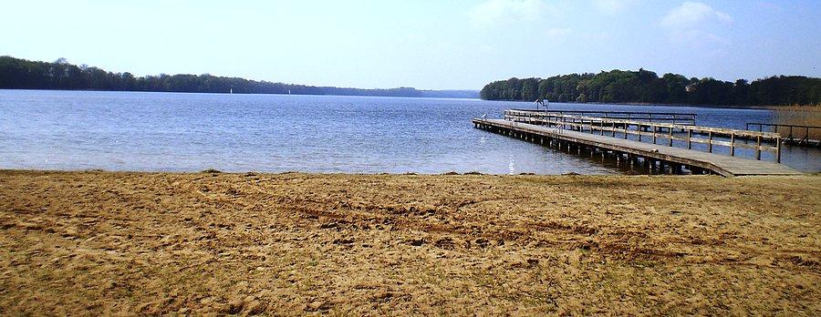 Jezioro Osiek - plaża