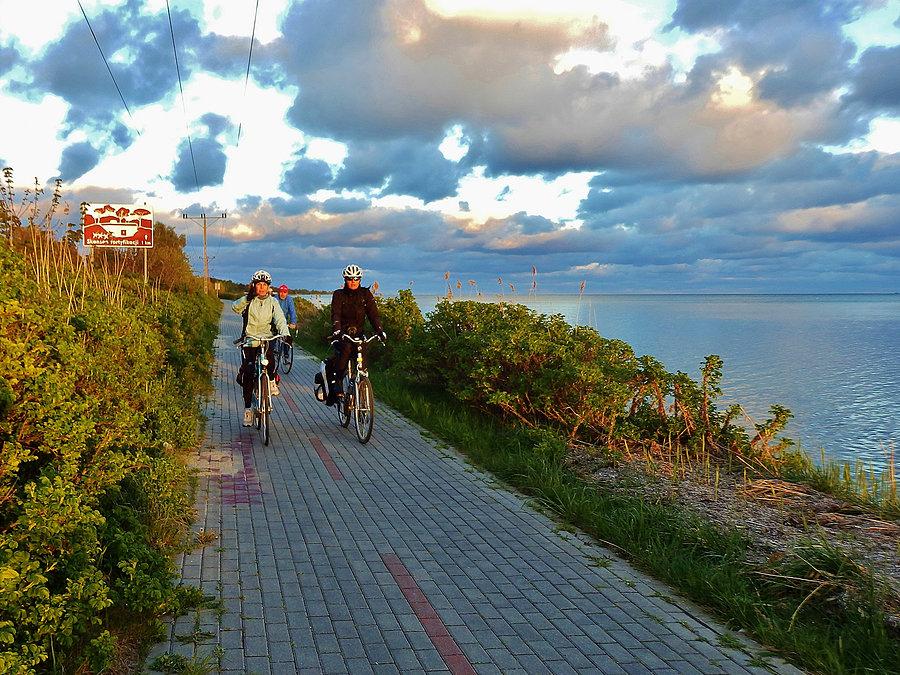 Na trasie wycieczki rowerowej -po Helu. Wracamy do Władysławowa