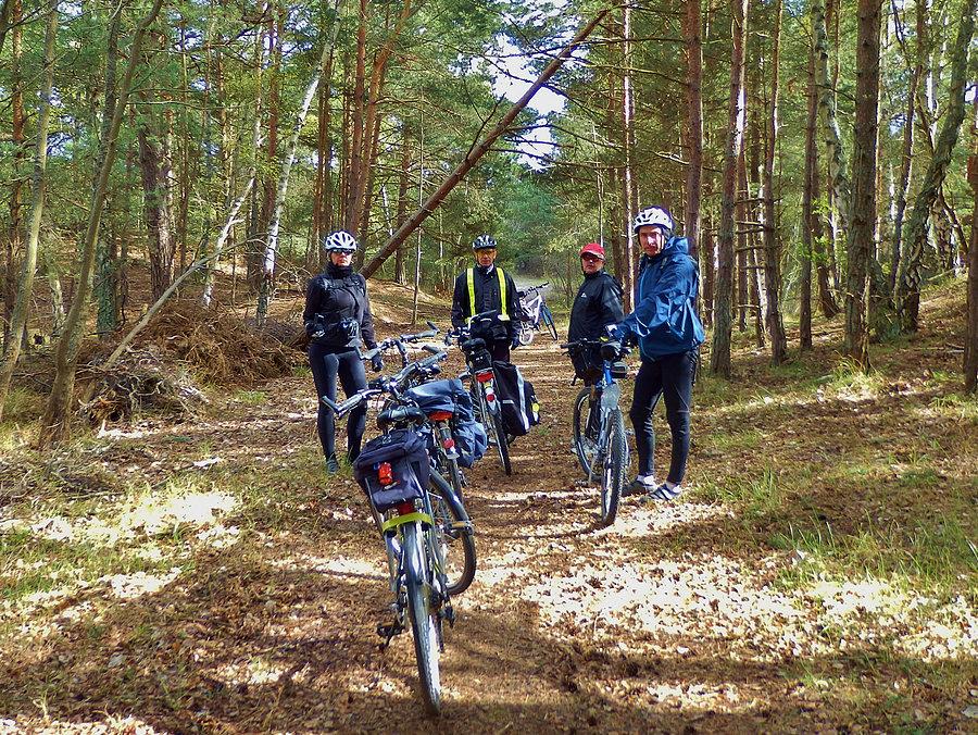 Na trasie wycieczki rowerowej -po Helu