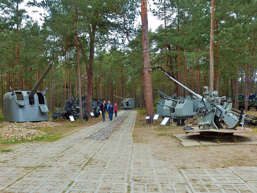 Na trasie wycieczki rowerowej -po Helu. Muzeum Obrony Wybrzeża