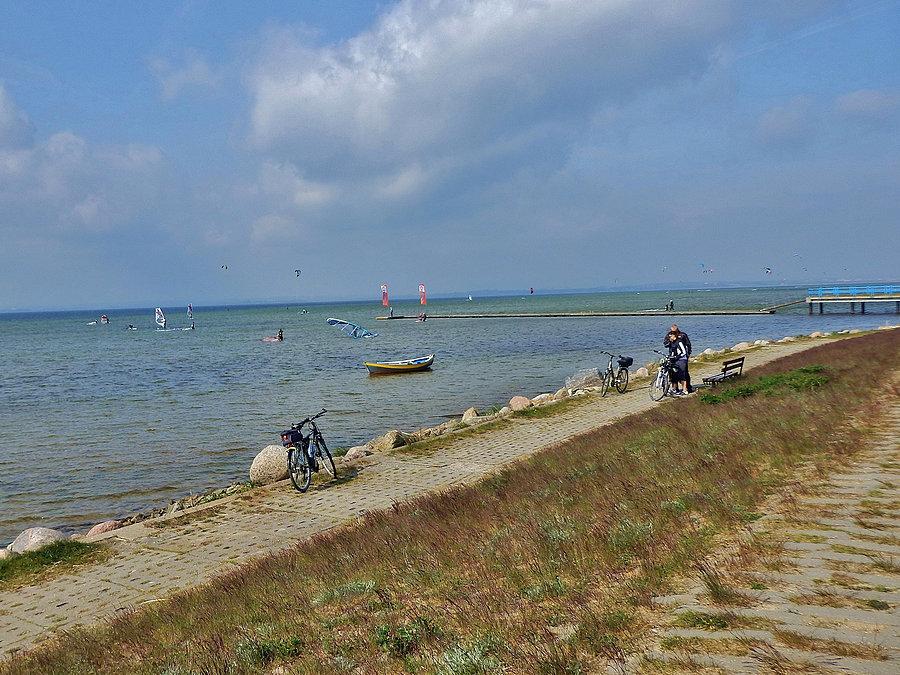 Na trasie wycieczki rowerowej -po Helu