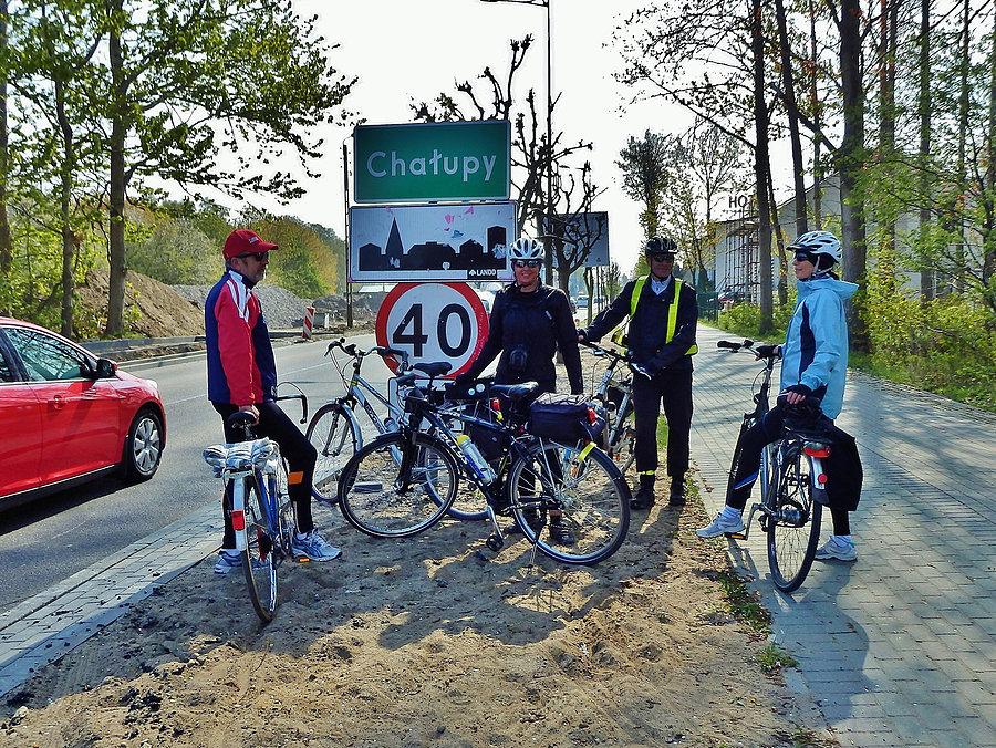 Na trasie wycieczki rowerowej -po Helu