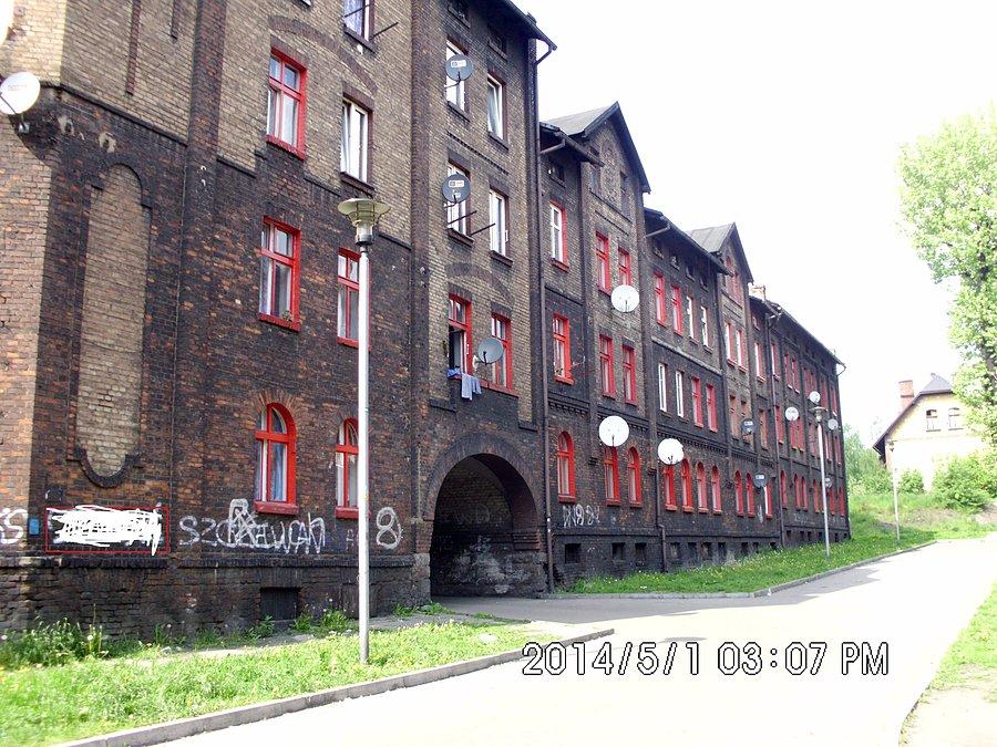 Domy mieszkalne na zabytkowym osiedlu robotniczym Kaufhauz