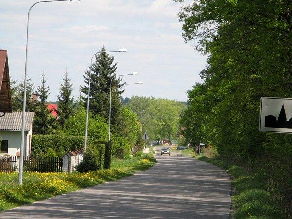 Droga w kierunku Mętowa