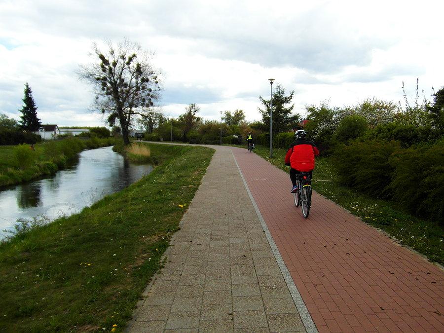 Ścieżki rowerowe nad Radunią w Pruszczu Gdańskim