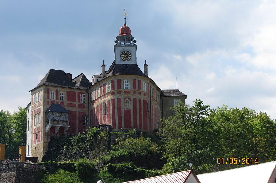 Javornik - widok na zamek