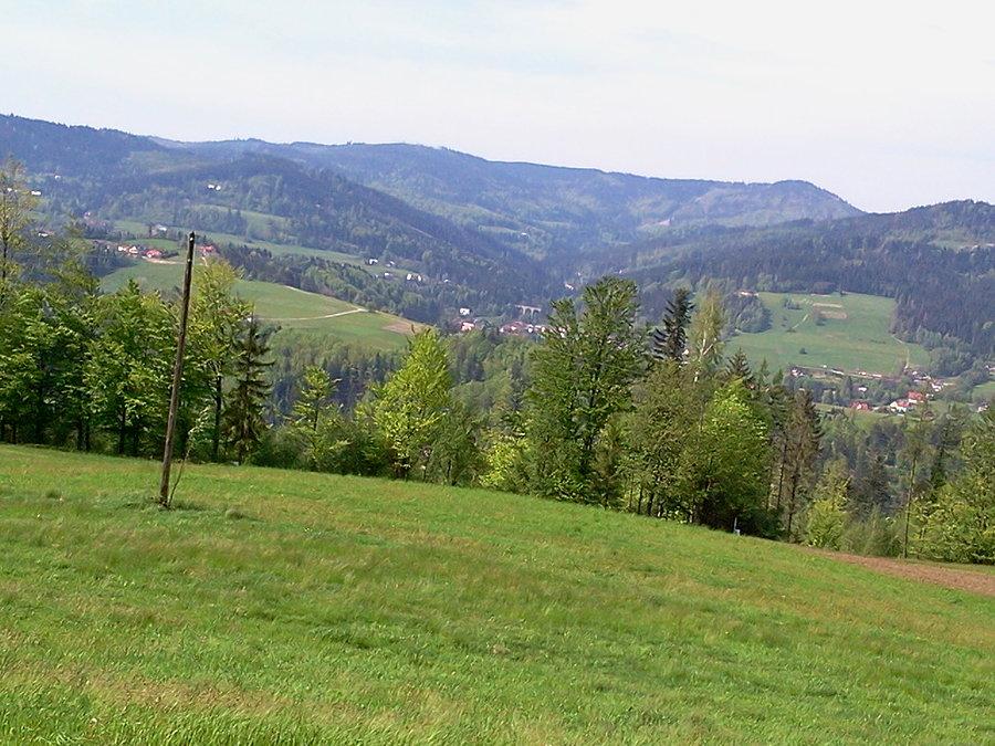 Widok na Stożek i Kiczory