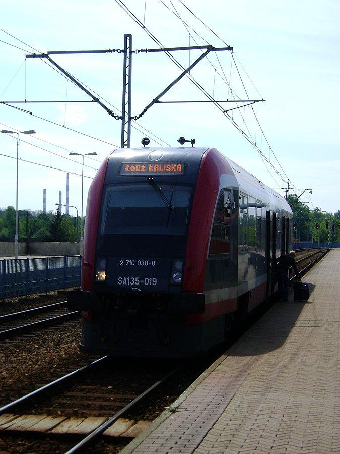 SA135-019 na stacji Łódź Kaliska