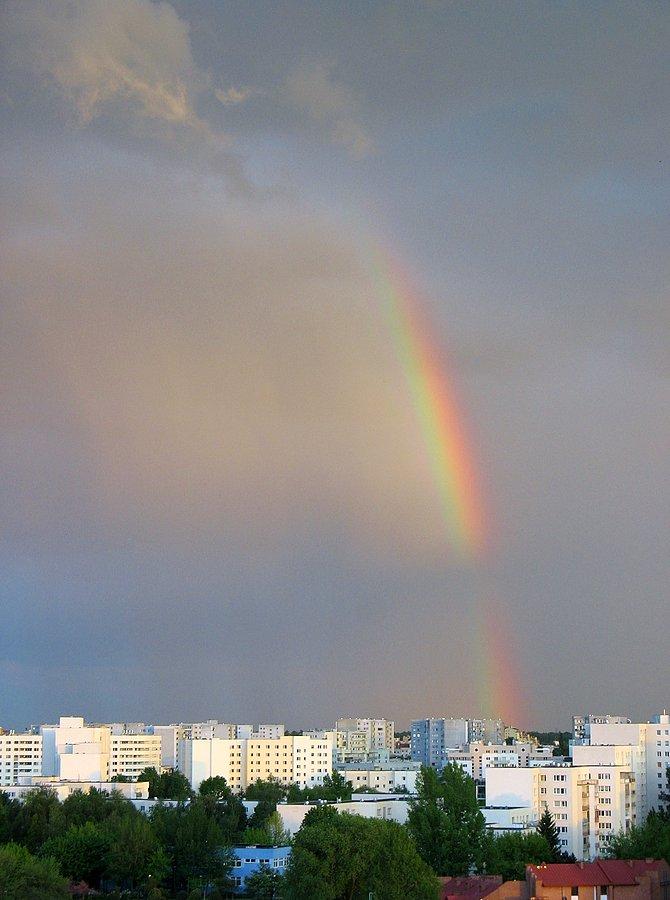 Tęcza nad Ursynowem